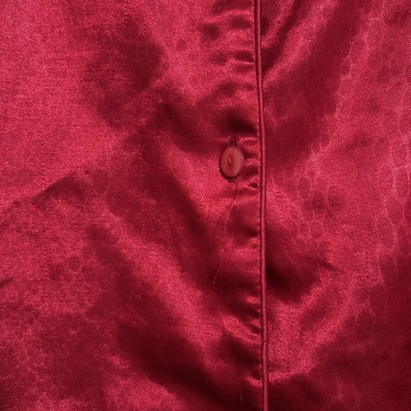 KATHRYN Bright red robe with flannel lining inside in size S Bathrobe - Picture 4 of 7